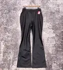 New SPANX Leather Like Flare Pants Large Womens Black