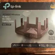 TP-LINK AC5400 Archer Wireless Mu-Mimo Gigabit Router Black Factory Sealed