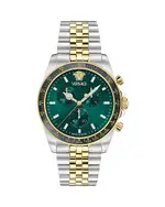 Versace Greca Chrono Wave Chronograph Watch, 43mm