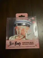 Ice Packs Injuries Reusable Ice Bag Refillable Cold Therapy Pain Relief floral
