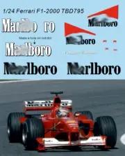 1/24 Decals for Ferrari F1 2000 Michael Schumacher F2000 TB Decal TBD795