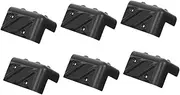CATIEBYE 6 Sets Anti-collision Protection Corner Protector Guitar Amplifier Corner Wrap Corners Cover Music Amplifier Corner Speaker Cabinet Corner Wrap Pa Abs Black