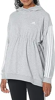 [adidas] Women's Essentials Cotton 3-Stripes Hoodie (Maternity)