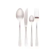 Tablekraft Luxor Dessert Spoon, Dessert Fork, Dessert Knife & Soda Spoon Bundle