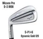 Lefty Mizuno Pro Pro S 3 Iron 5 P 6 pcs Dynamic Gold 120