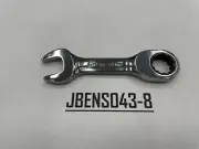 Snap-on Tools NEW 17mm Metric 0° Offset Short Ratcheting Combo Wrench OXKRM17