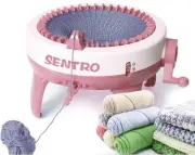 Knitting Machine, 40 Needles Smart Weaving Loom Round Knitting Machines