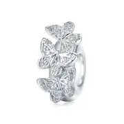 Butterfly Stopper Charm Fit for Bracelet Silver plating Fashion Jewelry
