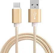Type-C Braided Fast Data Charger USB Cable Cord for Oppo Reno 3 4 5 6 7 8 Z 10x Zoom Find X X2 X3 X5 Lite Neo Pro N2 Flip A5 A9 A52 A72 A91 A53s A74 A94 5G A16s A54s A76 A96 A77 A57s Pad Air (2 meter)