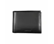 Calvin Klein Sleek Black Leather Wallet For Men