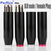 XLR Connector Cannon 3 Pin XLR Plug Balanced Cable Adapter Male Female Plug DIY
