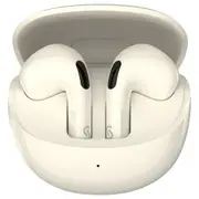 SOUNARC Q3 True Wireless Earbuds – Bluetooth 5.3, IPX5 Water-resistant, 20H Playtime, Touch Control – Beige