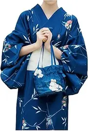 [rockible] Elegant Japanese Kimono Sleepwear Set for Women