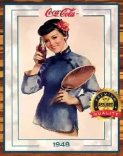 Coca-Cola - Coke - Restored - 1948 - Metal Sign 11 x 14
