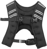 yuksok Adjustable Weighted Vest Fitness Equipment Weighted Jacket Breathable Heavy Duty for Men for Jogging Home Gym Calisthenics