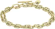 [FOSSIL] Women's Gold Brass Heritage Bracelet, One Size