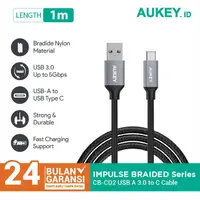 在飛比找蝦皮購物優惠-Aukey 電纜 1M 編織 USB 3.0 A 轉 USB