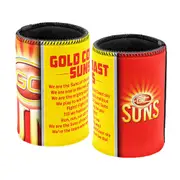 Gold Coast Suns AFL Team Song Can Cooler Stubby Holder