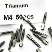 50Pcs Dental Post Titanium Plated Screw Post Screw Post Key Dental Pins Supplies