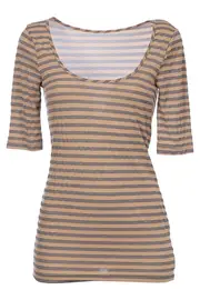 Milanese 1/2 Sleeve Tee--MET-BS1292
