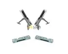 GENUINE SMEG OVEN DOOR HINGES COMPLETE KIT ASSY WITH SUPPORTS 931330532KIT