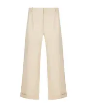 Etro Wide-Leg Turn-Up Hem Trousers IT50,IT46 Nude