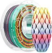 [Creality] PLA Filament 1.75mm, 3D Printer Filament, 1.0kg (2.2lbs) Spool, No Warp Enhanced Toughness, Dimensional Accuracy ±0.03mm Printing Filament, for FDM 3D Printers (Rainbow)…