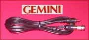 12Ft RCA Cable & RF Coax TV Adapter for Coleco Gemini Atari 2600 Clone System