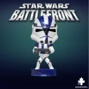 UNPAINTED Clone Trooper - Star Wars Chibi Style 3D Printed Mini Figure BH