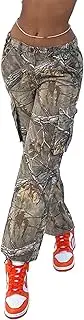 [GSQWAHS] Camo Cargo Pants for Women Women Cargo Pants with Pockets Women's Hiking Pants