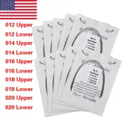 10 Bolsas Dental Arcos de Ortodoncia Redondos Niti Arco de Alambre Su js USPS