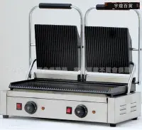 在飛比找Yahoo!奇摩拍賣優惠-宇煌百貨-電熱壓板扒爐 牛排爐三明治機 營業用 帕尼尼機設備