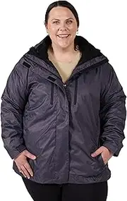 [PULSE] Women's Plus Extended Size 3in1 Boundary Snow Ski Jacket Coat