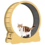 Oppsbuy Cat Exercise Wheel Large Kitty Treadmill Running Wheel Scratcher for Indoor