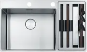 Franke Box Centre 1&1/2 Bowl Prep Centre Sink -