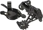 YEJIANGHUA NX 11 Speed Trigger Shifter with Rear Derailleur Black Long Cage Accessories Fit for MTB Mountain Bike Bicycle (Color : NX 11 Speed Groupset)
