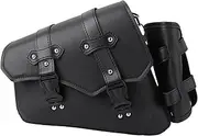 ASAKKURA Motorcycle Swingarm Bag Tool Bag Water Bottle Holder Scooter Storage Side Case for Bikes