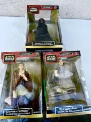 Star Wars Lot (3) NEW Episode 1 Applause 9” Darth Maul Obi-Wan Kenobi-quin Gon
