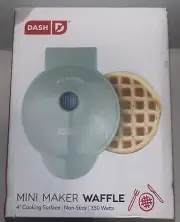 Dash Mini Waffle Maker - Aqua (NIB)