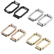 For Redmi Band 2/Mi Smart Band 8 Active Watch Band Strap Metal Frame Case Bumper