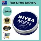 NIVEA MEN Crème (150Ml), Non-Greasy Moisturiser for Face, Body and Hands, Moi...