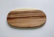 Large Wooden Serving / Cutting / Chopping Board for Kitchen- Oval Shape
