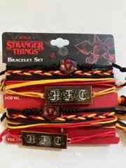 Stranger Things Friends Cord Bracelet Set of 4