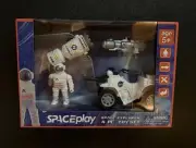 NASA Space Play Space Explorer 4 pc Toy Set - Educational Toy Scale Models 12z