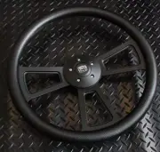 18 inch Black Steering Wheel Big Rig (Freightliner, Kenworth, Peterbilt, Volvo)