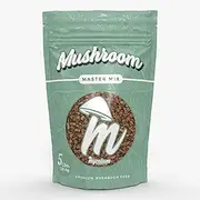 Master Mix Premium Mushroom Spawn I Organic Feed Mushroom Growing Kit I Indoor Cultivation for Starter & Pro Home Growers I Non-GMO & Sourced from Local USA Farms, 5lbs