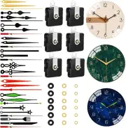 6 PCS High Torque Quartz Clock Movement Mechanism Replacement Style 2