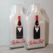 10 Pack Wine Travel Leak Free Reusable Bottle Protector Sleeve Bubble Wrap Bag