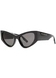 Balenciaga Cat-eye Sunglasses - Black Grey ONE SIZE