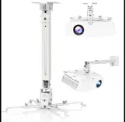 Universal 2 Way Ceiling & Wall Projector Mount; Angle Adjustment; Extendable